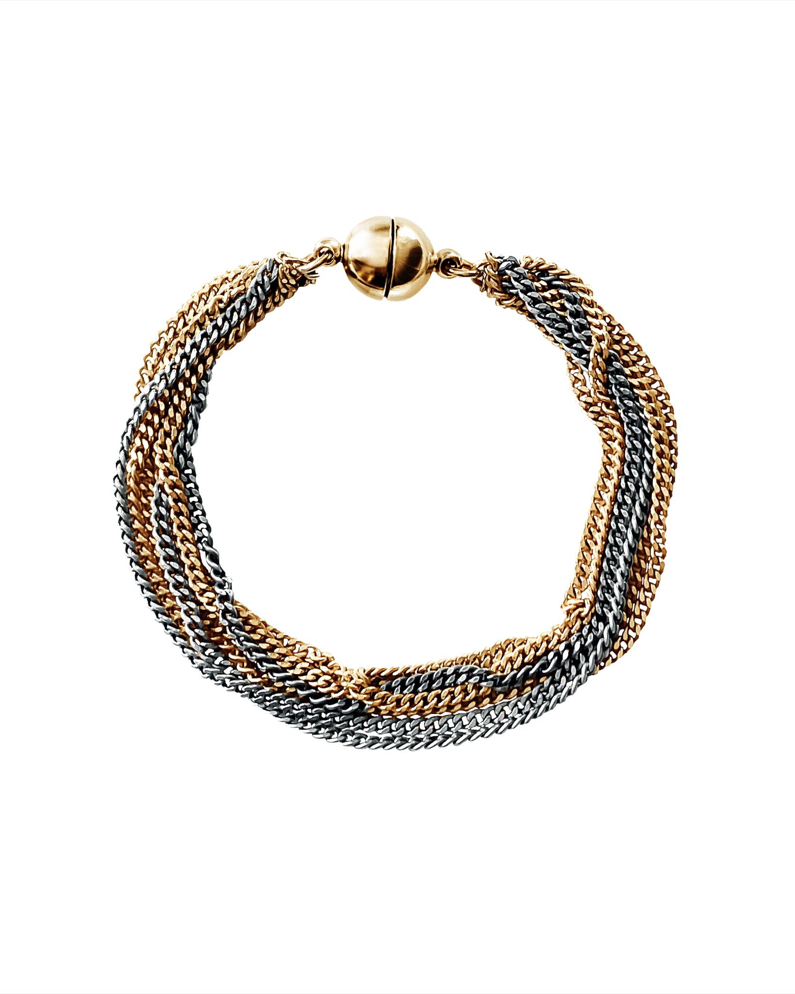Mixed Curb Bracelet