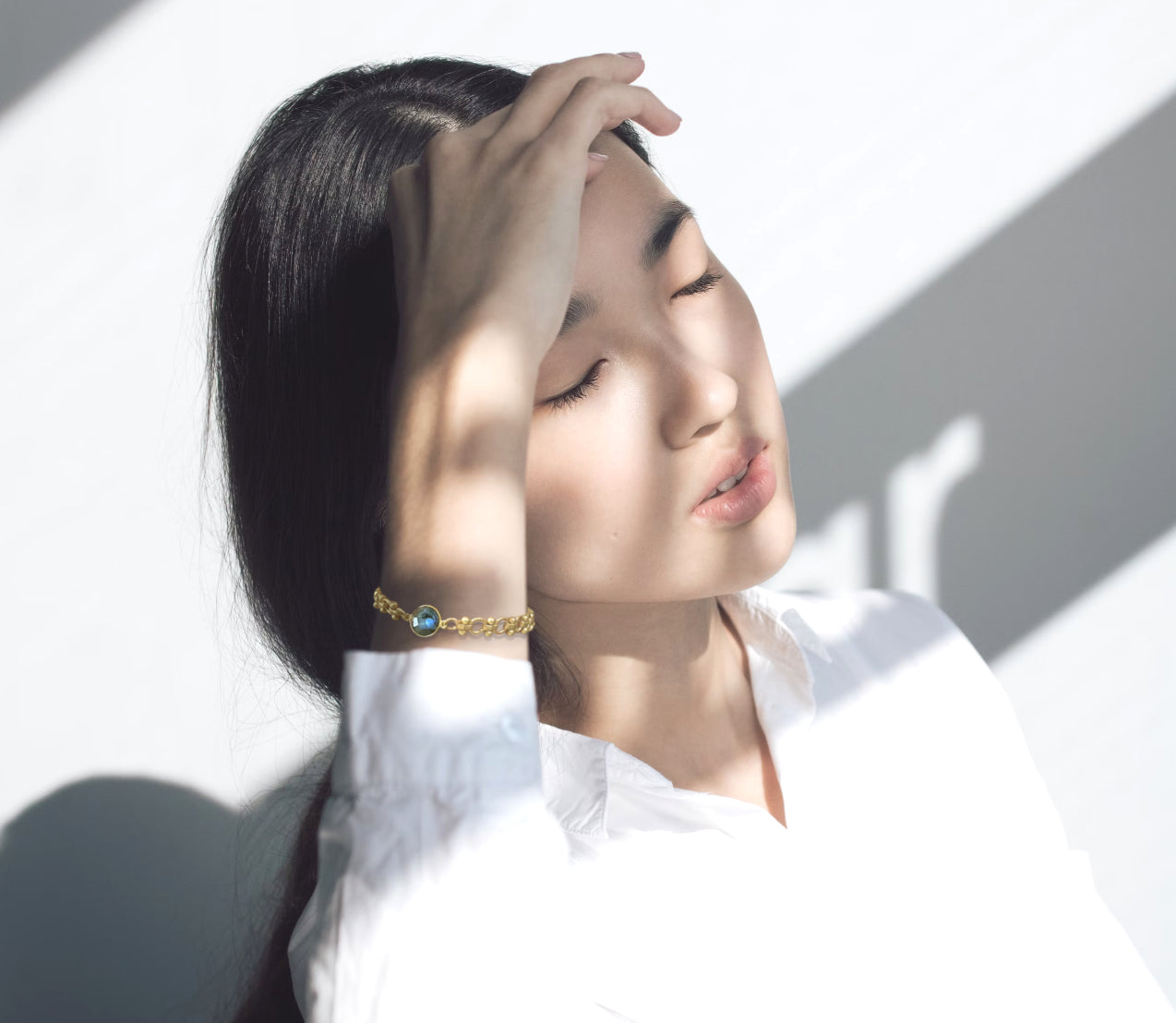 Luxe-B - Bracelet with semi precious stone