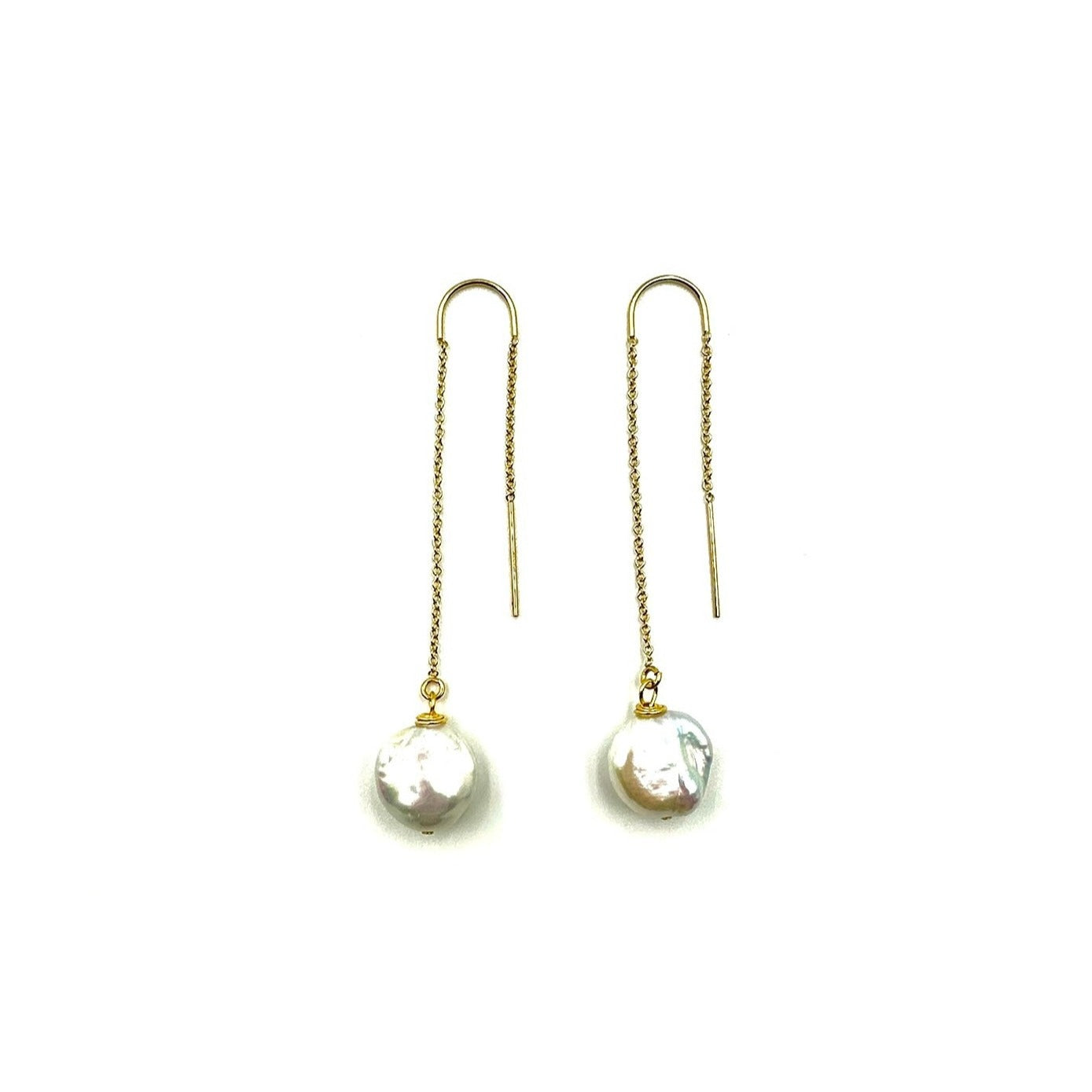 Pearl Threader Earrings
