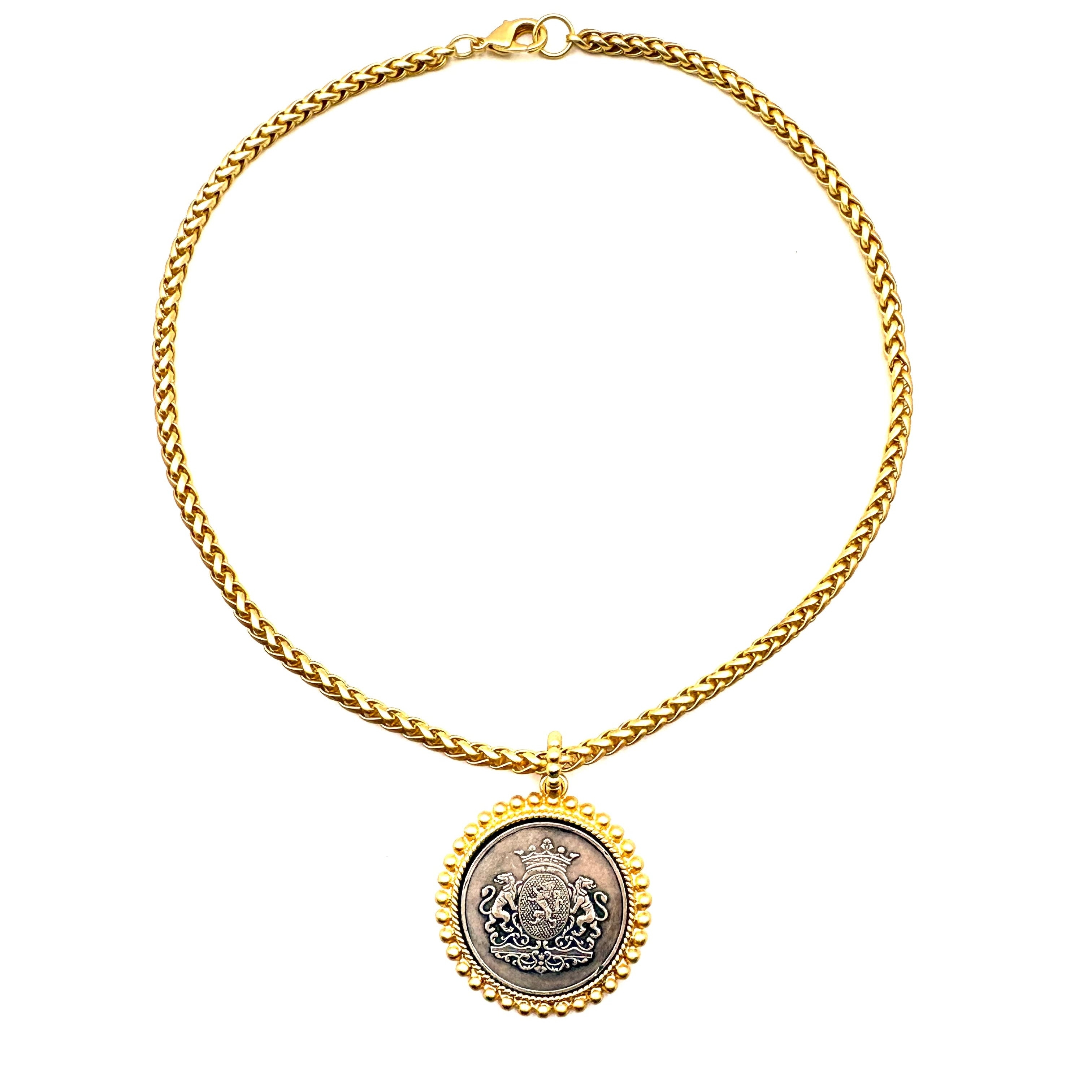 Shield Coin Necklace