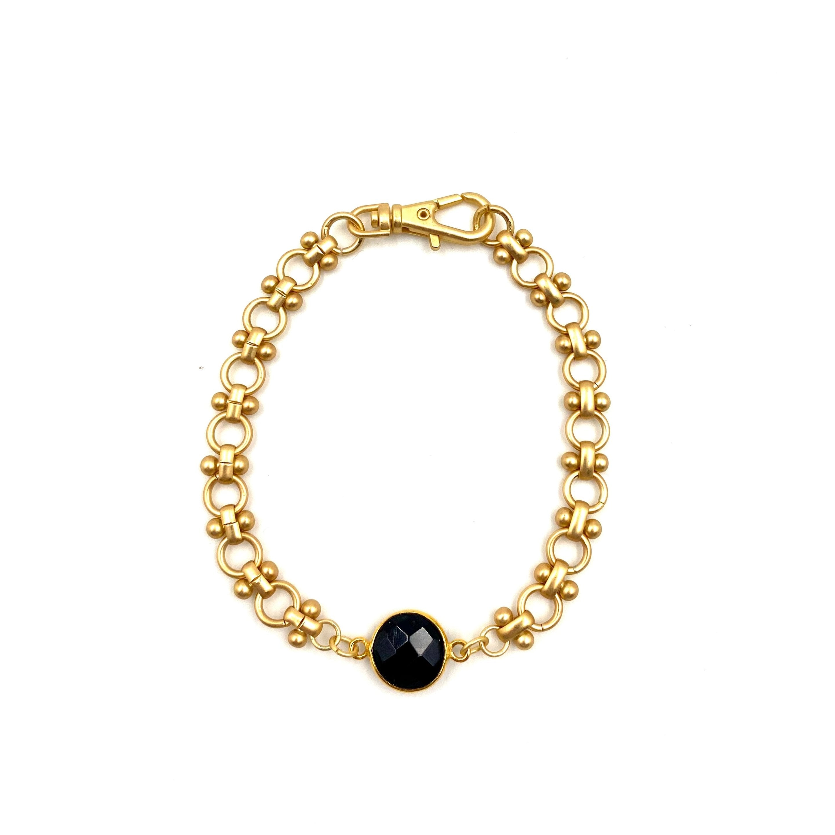 Luxe-B - Bracelet with semi precious stone