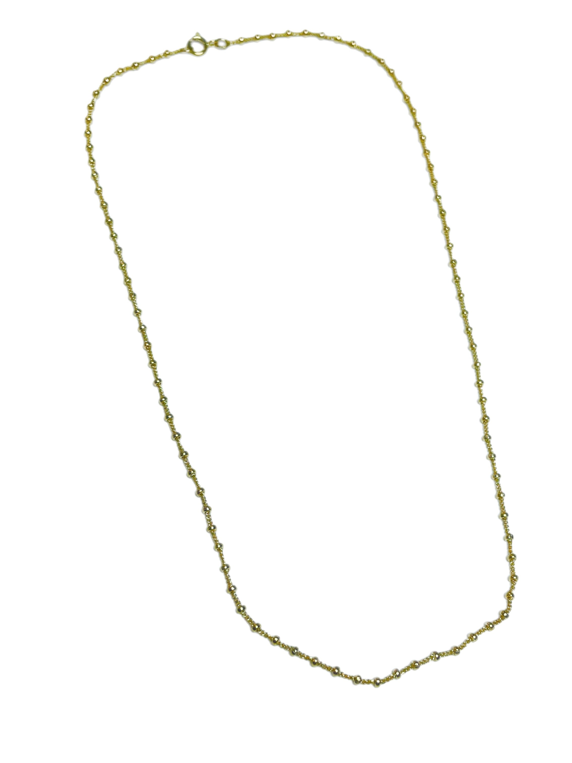 Satellite - Gold filled satellite chain necklace