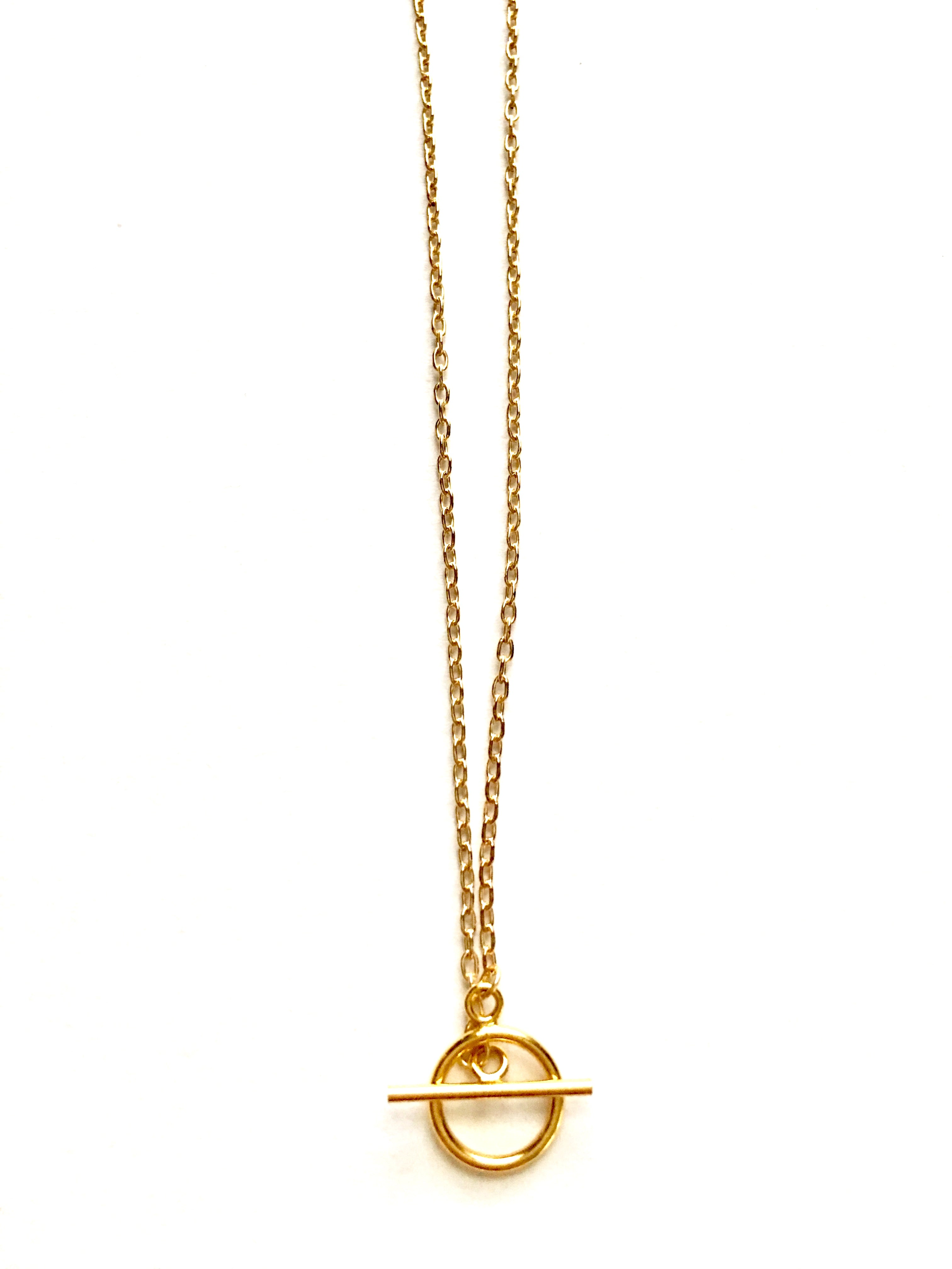 Bailey - necklace with gold-filled chain and pendant