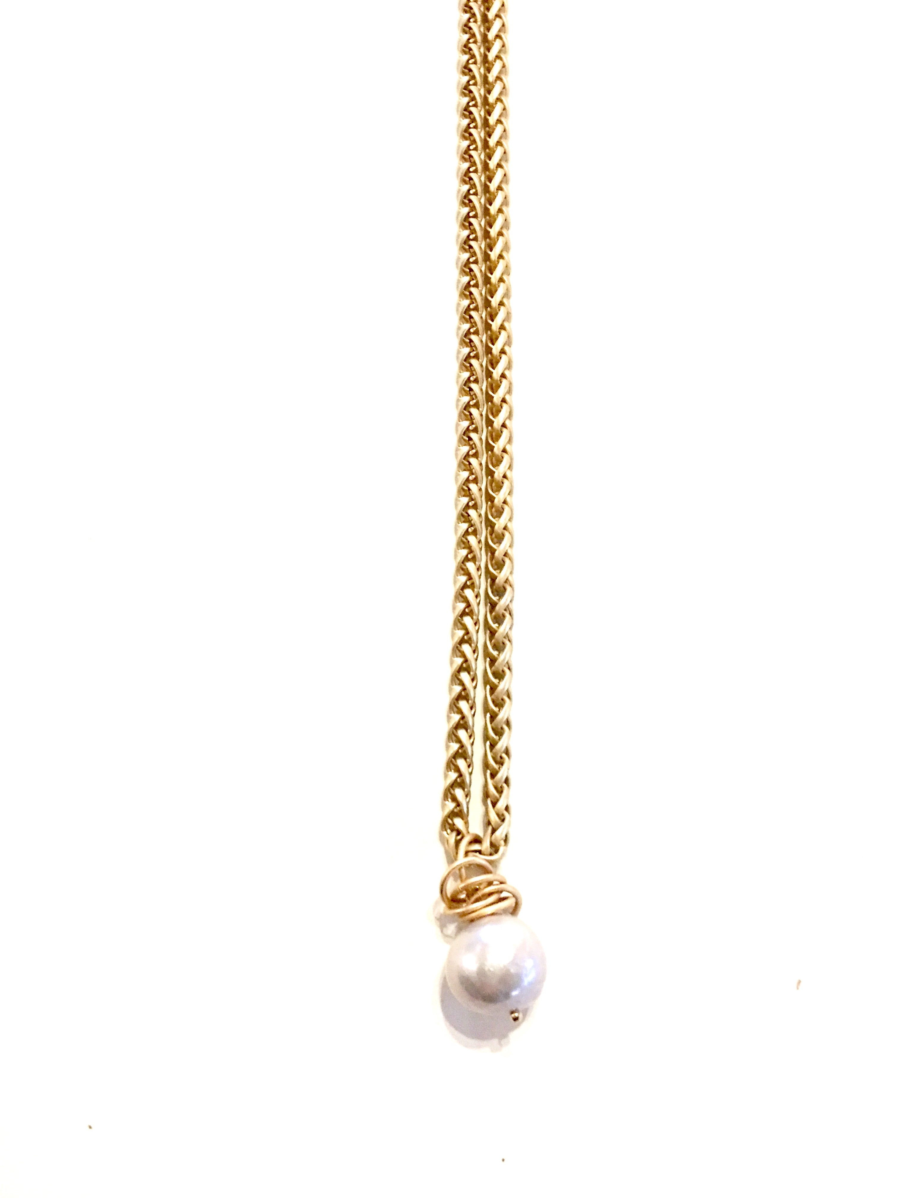 Pamela - necklace with wire-wrapped Edison pearl