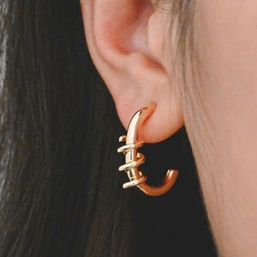 H-02 (huggie earrings)