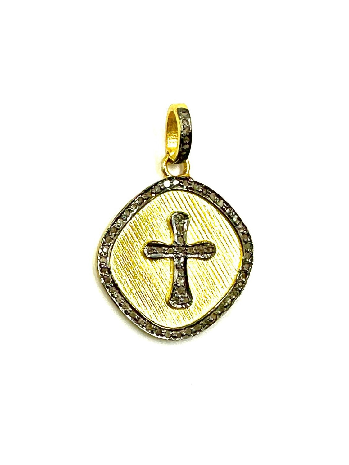 Faith - necklace with diamond cross pendant
