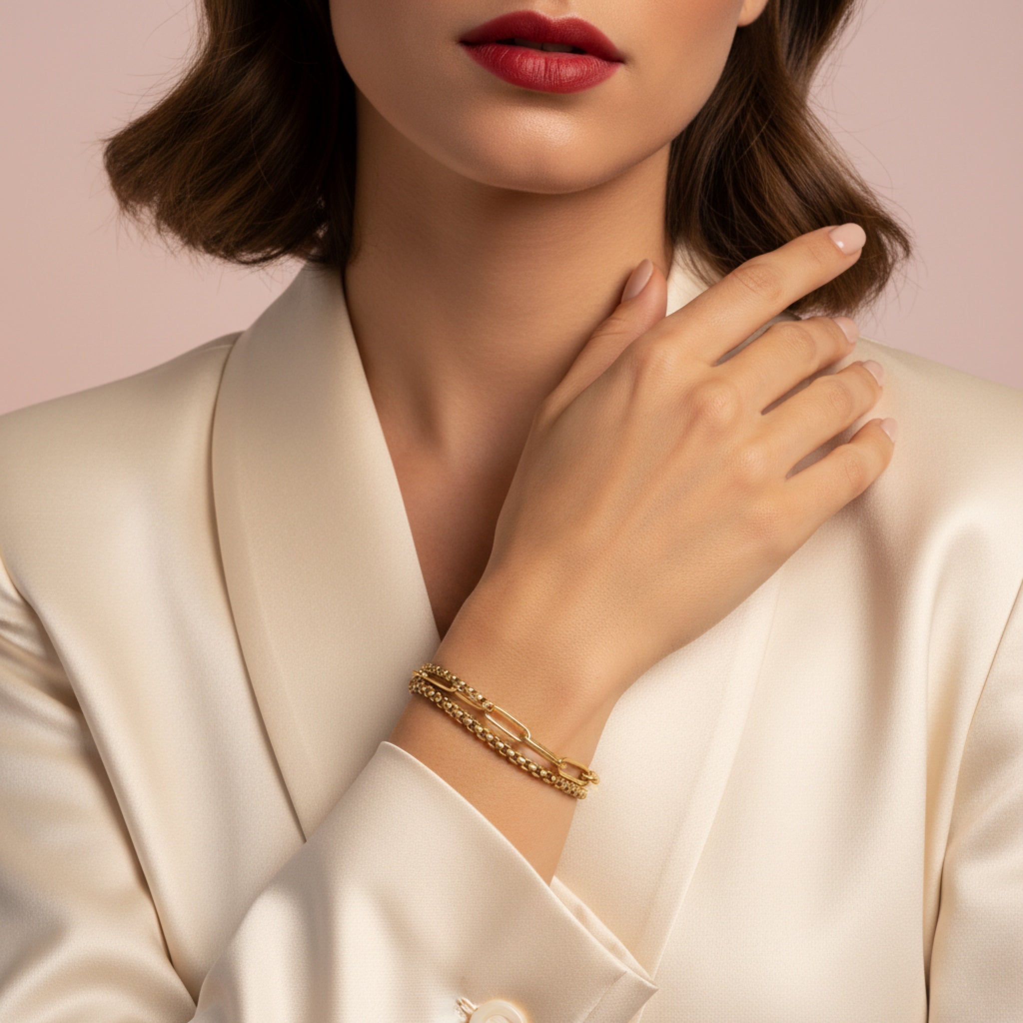 Gen - bracelet of mixed chains