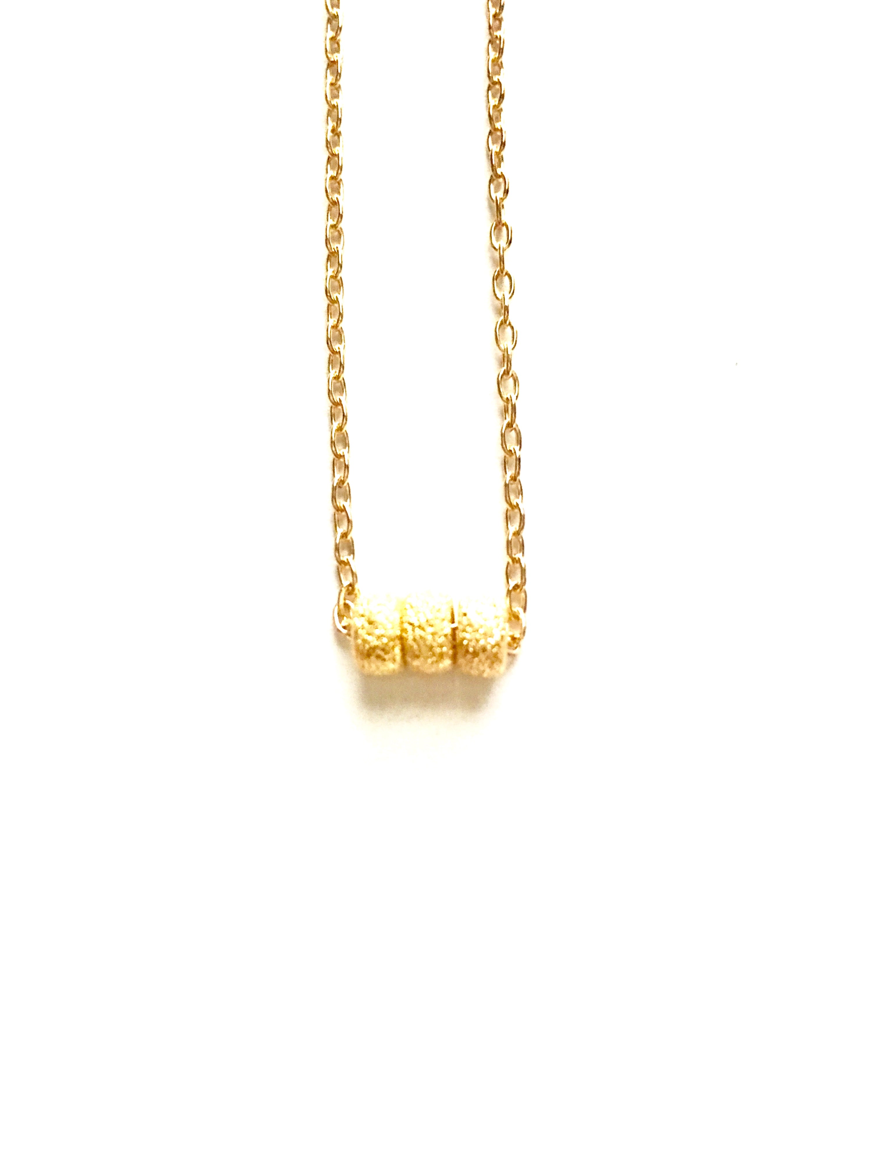 Tres - gold-filled necklace with stardust enhancers