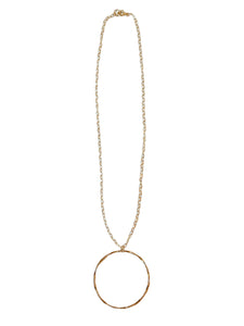 Juliet - necklace with gold-filled circle