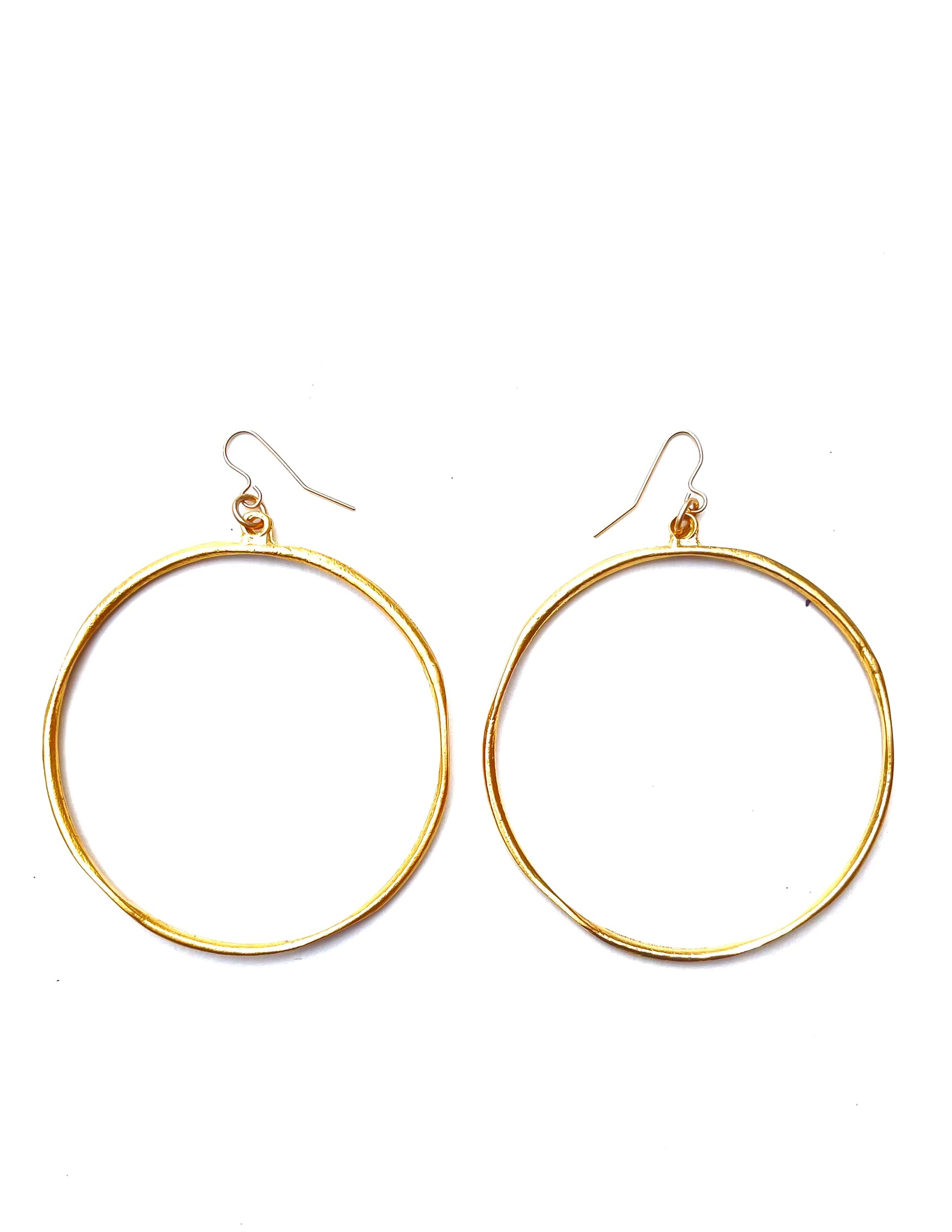 Boho - large hoop earrings