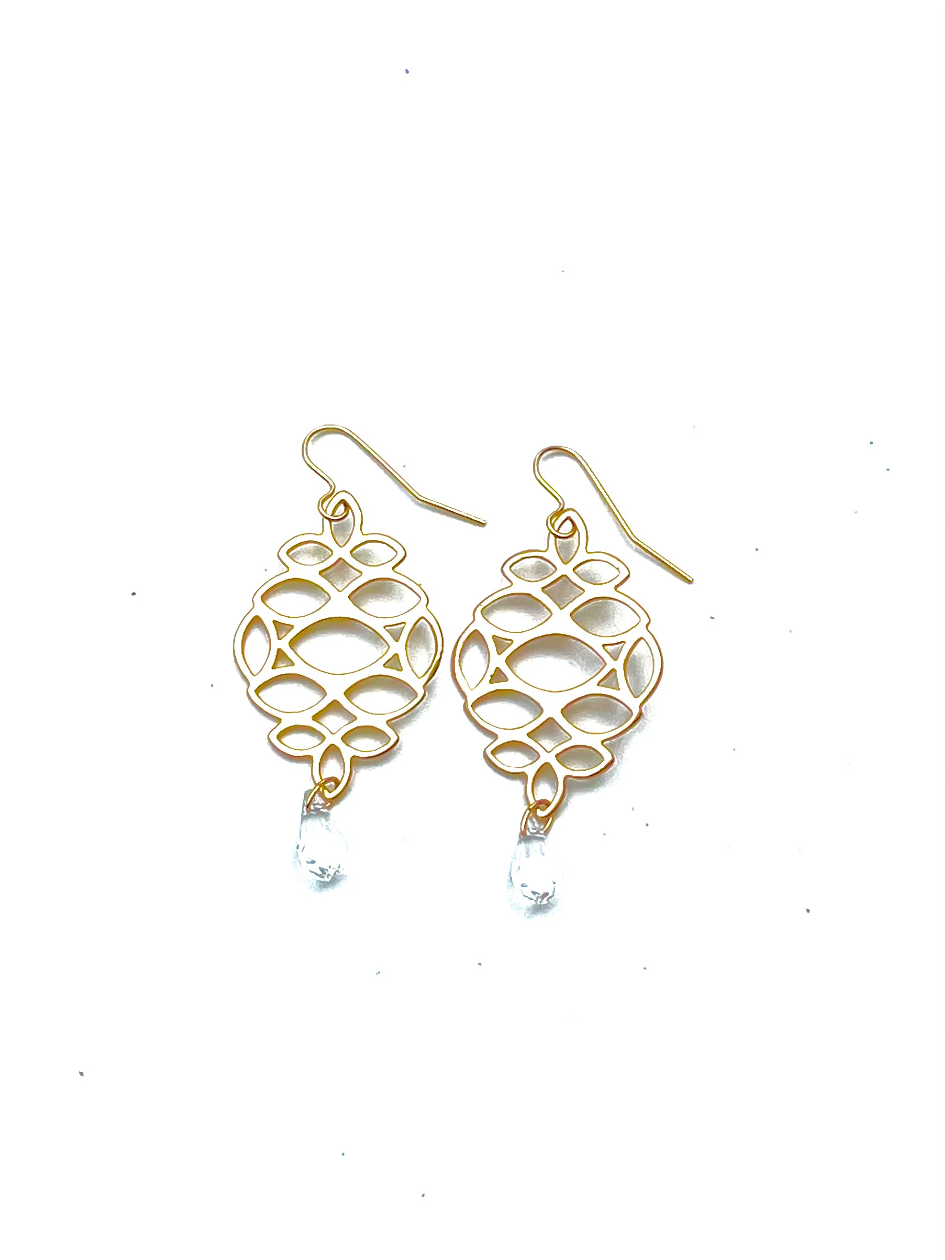 Ivy - earrings with Swarovski crystal drop