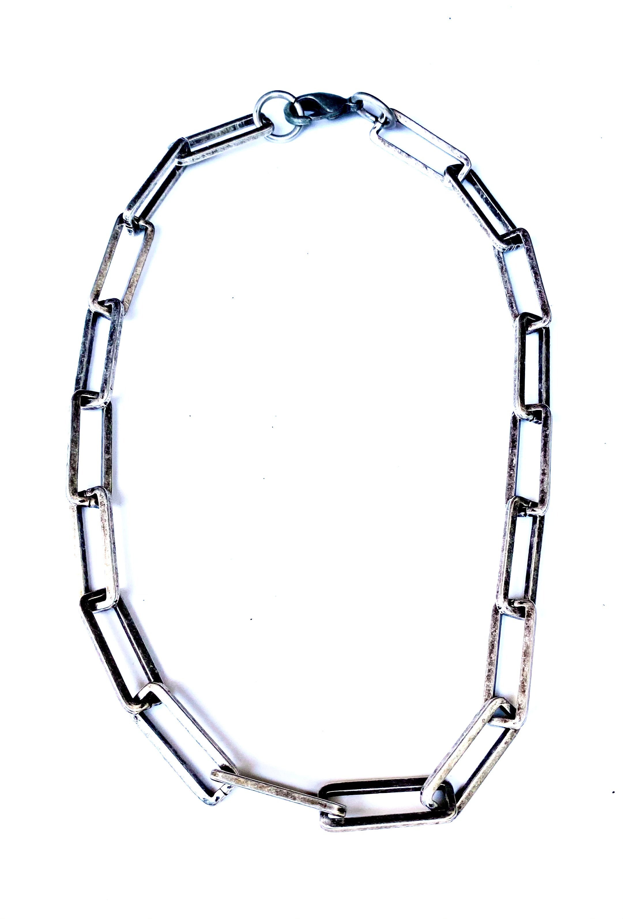 Summer-S - retro paperclip necklace