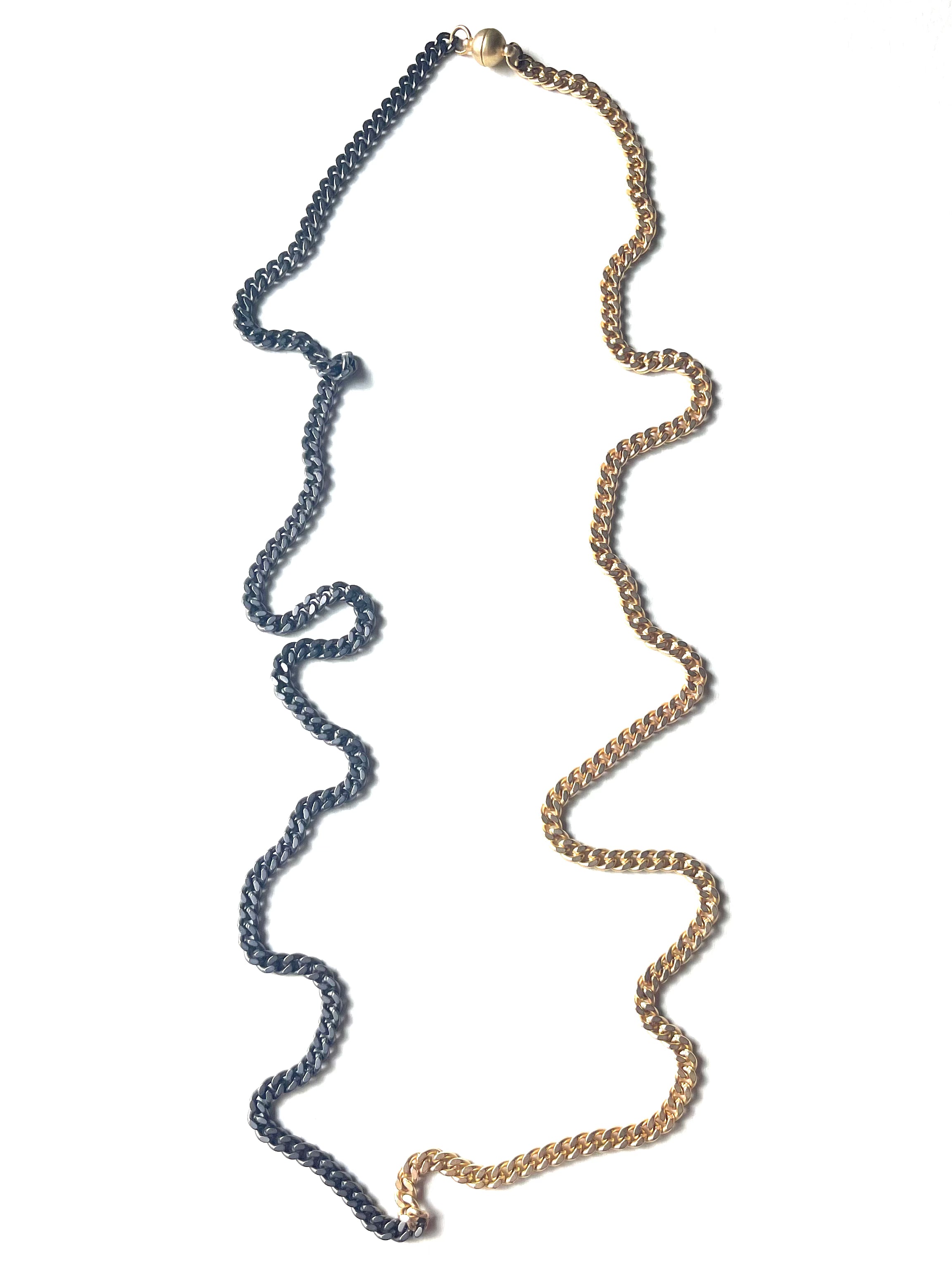 Biker - two-tone necklace or bracelet