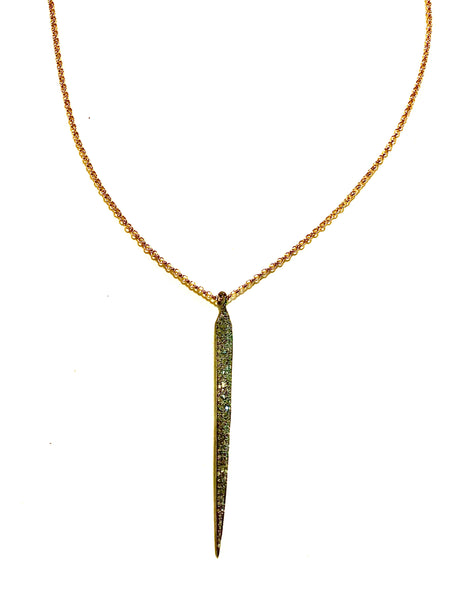 DAG - Necklace with diamond spike pendant