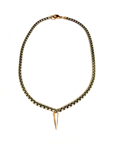 Spano - necklace with spike drop