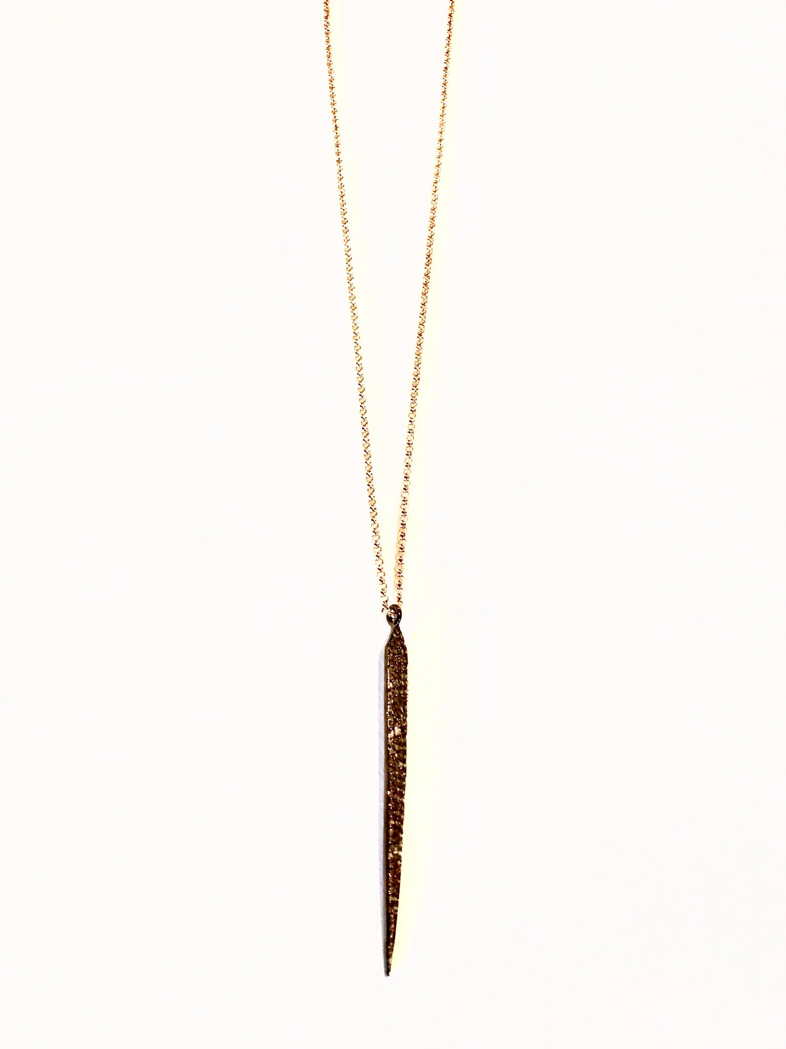 DAG - Necklace with diamond spike pendant