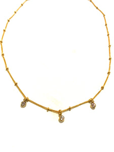 Sparkle - gold-filled necklace with CZ’s